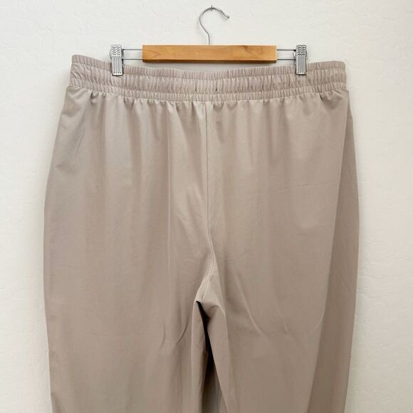 Simply Vera Vera Wang Simply Jogger Pants Grey/Beige Size XL - Picture 5 of 9
